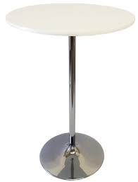 Syshe lift top cocktail table. Round White Top Banquet Highboy Cocktail Table