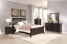Maybe you would like to learn more about one of these? Brown Bedroom Decor Light Gray Tufted Bed Headboard Dark Wooden Floor Polished Panel Green Ideas Design Fur House N Decor
