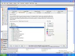 configuration editor chart of accounts in sage line 50