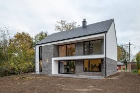 Facade Arriere De Maison Contemporaine A Richelle Huis