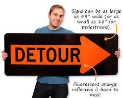 Detour Signs | Detour Ahead Signs
