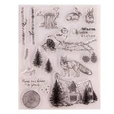 4.3 out of 5 stars 13. Winter Tree Branches Bird Rabbit Fox House Silicone Stamps For Card Making And Scrapbooking Warm Wishes Clear Rubber Stamps T1615 Buy Online In Antigua And Barbuda At Antigua Desertcart Com Productid 179242786