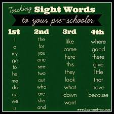 Teaching Sight Words To Kids Pre Schoolers Teaching Sight Words Preschool Sight Words Sight Words Kindergarten