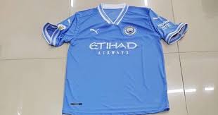 Manchester city futebol camisa jersey etihad airways top umbro futebol meninos tamanho. Manchester City 2019 20 Home Kit Leaked Online And There S A Nod To The Past Mirror Online