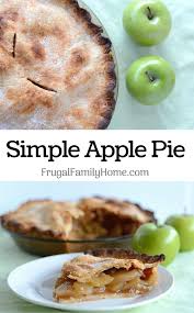 How To Make A Simple Apple Pie With Video Tutorial Recipe Easy Apple Pie Homemade Recipes Apple Pie Recipe Easy