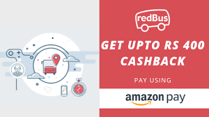 Redbus Amazon Pay Cashback Offer Cashback Online Shopping Offers Amazon