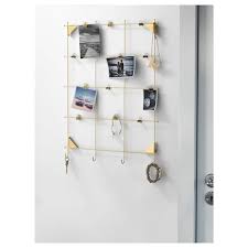 Myrheden Notizgitter Mit Clips Messingfarben Ikea Deutschland Ikea Memo Board Brass Color