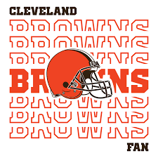 The cleveland browns logo has dark brown, orange, and white colors and a helmet object depicted in the team's official colors. Cleveland Browns Svg Svg Dxf Eps Png Instant Download Cleveland Browns Cleveland Sports Svg