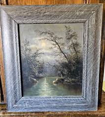 ANTIQUE OIL PAINTING ON CANVAS ORIGINAL
