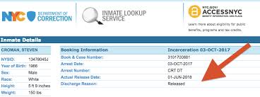 Ev Grieve Steve Croman Released From Prison Today