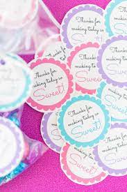 The setup with all our free printable baby shower games, is easy. Free Printable Baby Shower Favor Tags In 20 Colors Play Party Plan