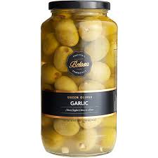 Belosa 32 Oz Garlic Stuffed Queen Olives