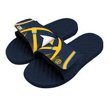 The rainbow city edition jersey is what the team he even designed the logo which replaced the nuggets' iconic rainbow skyline. Islide Usa Denver Nuggets Nba Custom Slide Sandals