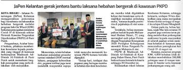 Berita terbaru hari ini ~ jokowi heran.! Sinar Harian 9 12 2020 Rabu M S 28 Japen Kelantan Gerak Jentera Bantu Laksana Hebahan Bergerak Di Kawasan Pkpd Jabatan Penerangan Malaysia