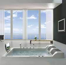 Some whirlpool bathtubs are large enough to fit two people. Antigua Luxury Whirlpool Tub
