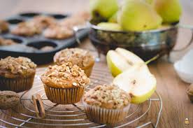 Sie wollen ein brot backen und alle zutaten dafür stehen schon parat. Zuckerfreie Vollkornmuffins Mit Birne Oder Apfel Backina