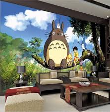 You can choose the image format you need and install it on absolutely any device, be it a. 3d Totoro Japanese Anime Wallpaper For Kids Teens Mural Wall Covering Beddingandbeyond Club