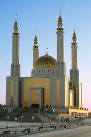 City Mosque In Aktobe Kazakhstan Mosque Architecture Islamic Architecture Beautiful Mosques