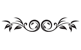Decorative Leaf Scroll Decals Stickers High Style Wall Decals Glass Etching Patterns Clip Art Leaf Stencil