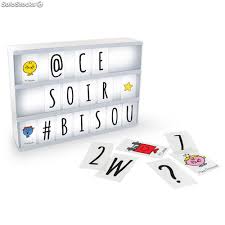 Parfait pour les mariages, les fêtes, les boutiques. Boite A Message Lumineuse Promocenter