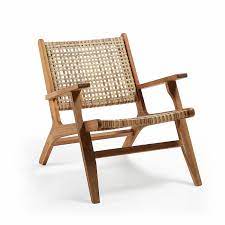 All wicker furniture frames from pier 1 are nailed or screwed together and then wrapped with rattan peel, which adds both strength and a decorative element. Pennrock Armchair Chair Wood Arm Chair Kave Home