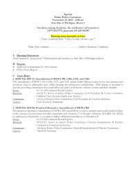 State Bar of Michigan Public Policy Committee Agenda November 22, 2019