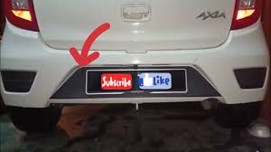 Cara susah pasang sticker karbon 3d dasi dan batok new vario. Axia E Tampal Sticker Cf Bumper Belakang Carbon Fibre Wrap Buka Plat Number Youtube