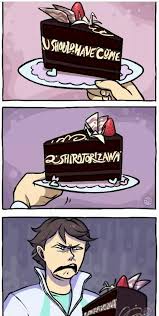 Ushijima Makes A Cake For Toruu Part 4 Ohmygosh Pinning For That Face Haikyuu Haikyuu Anime Haikyuu Meme Haikyuu Manga