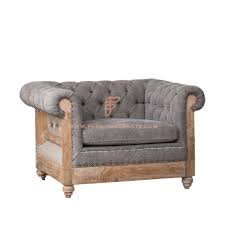 Buy Fr Accent Chair Series 1 Seater Deconstructed Chesterfield Lounge Chair In Dark Grey Fabric Upholstery Online Lounge Accent Chairs Hotel And Restaurant Armchairs Commercial Furniture Furnitureroots Product