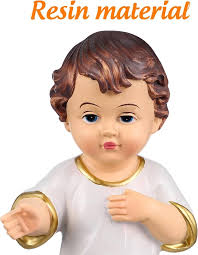 Amazon.com: LIFKOME 8pcs Jesus Statue Ornaments Religious Resin Figurine Holy  Jesus Figurine 6CM Small Jesus Sculpture Nativity Decor for Home and Church