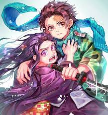 Nezuko And Tanjirou Demon Slayer Kimetsu No Yaiba Anime Wallpaper Slayer Anime Anime Demon