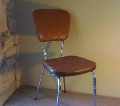 Vintage Brown And Black Chrome And Soudex Vinyl Kitchen Chair De La Boutique Quee Vintage French Furniture Cheap Living Room Furniture Painted Furniture Colors