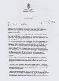Read the open letter calling for the home secretary and secretary of state for justice to urge the government to reconsider the police, crime, sentencing and courts bill. Home Secretary S Resignation Letter Full Text Conservative Home