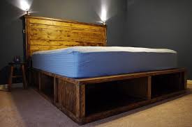 Diy queen size platform bed with storage. Wonderful Diy Platform Beds That You Can Easily Make