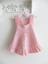 El Orgusu Pembe Bebek Elbisesi 1 Baby Knitting Patterns Baby Outfits Orgu