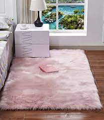 Find many great new & used options and get the best deals for flauschige teppiche hochflor shaggy area teppich wohnzimmer bodenm bodenmatte ! Amazon De Haresle Teppich Rosa Kinderzimmer Flauschiger Teppiche Fur Schlafzimmer Kunstfell Teppich Langflor Wohnzimmer Rosa 60x120cm