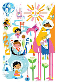 It S A Small World Print Etsy Disney Artists Disney Scrapbook Disney Posters
