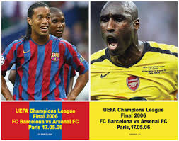 The 2006 uefa champions league final was an association football match between barcelona of spain and arsenal of england at the stade de france in. Football Teams Shirt And Kits Fan Uefa Champions League Final Paris 2006 Match Details