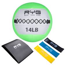Here's a photo i snapped just before my first workout: Raise Your Game Wall Ball Core Workout Set With Ab Mat Soft Crossfit Medicine Ball For Muscle Building Core Plyometric Training Buy Online In Aruba At Aruba Desertcart Com Productid 212615977