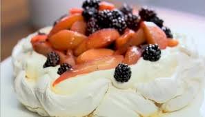 Spiced Blackberry Pear And Apple Pavlova Recipe Recipe Pavlova Recipe Pavlova Bbc Food