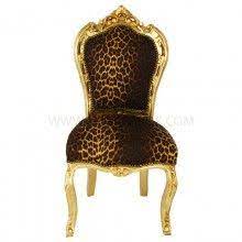 barok stoel goud panter stoelen barok en eetkamerstoelen