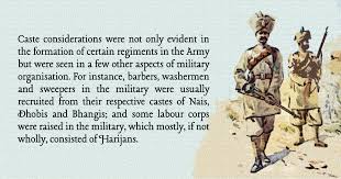 Caste in the Indian Army ...