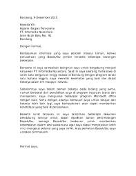 18 contoh surat lamaran kerja lengkap yang baik dan benar. Surat Lamaran Pekerjaan Research Papers Academia Edu