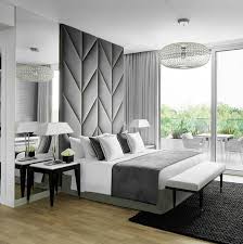 Full Wall Headboard Just Get A Frame But Create The Headboard On The Wall Upholstered Walls Home Decor Bedroom White Master Bedroom