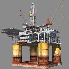 Oil Rig Format 3d Model Oil Rig Oil Platform Rigs