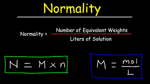 Its concerntration is measured by weight percent nco). How To Calculate Normality Equivalent Weight For Acid Base Reactions In Chemistry Youtube