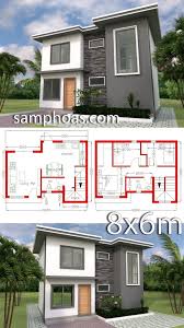 Plan 3d Home Design 8x6m With 3 Bedrooms In 2020 Home Design Plans 3d Home Design Small House Design