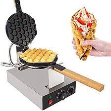 Gorillarock Bubble Waffle Maker Electric Non Stick Egg Waffle Machine 360 Rotated Stainless Steel 110v In 2021 Bubble Waffle Waffle Maker Waffle Machine