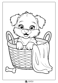 Puppy Coloring Pages (25+ Free Printable PDFs)