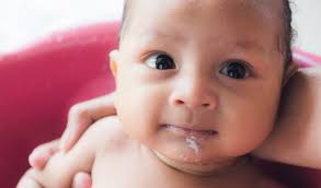 Breastfed babies who are sensitive to dairy in mom's diet are sensitive to specific cow's milk antibodies, in the form of proteins (not lactose), which pass into the mother's milk. Worried About Your Baby Vomiting After Introducing Solids Cherub Baby
